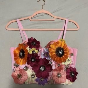 Floral Corset Top